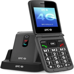SPC Stella 3 | Móvil para Mayores con Tapa Botón SOS Teclas Grandes